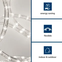 HQ-Power Led Lichtslang 9 M, 36 Leds Per Meter, Koel Wit 6500 K