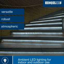 HQ-Power Led Lichtslang 9 M, 36 Leds Per Meter, Koel Wit 6500 K