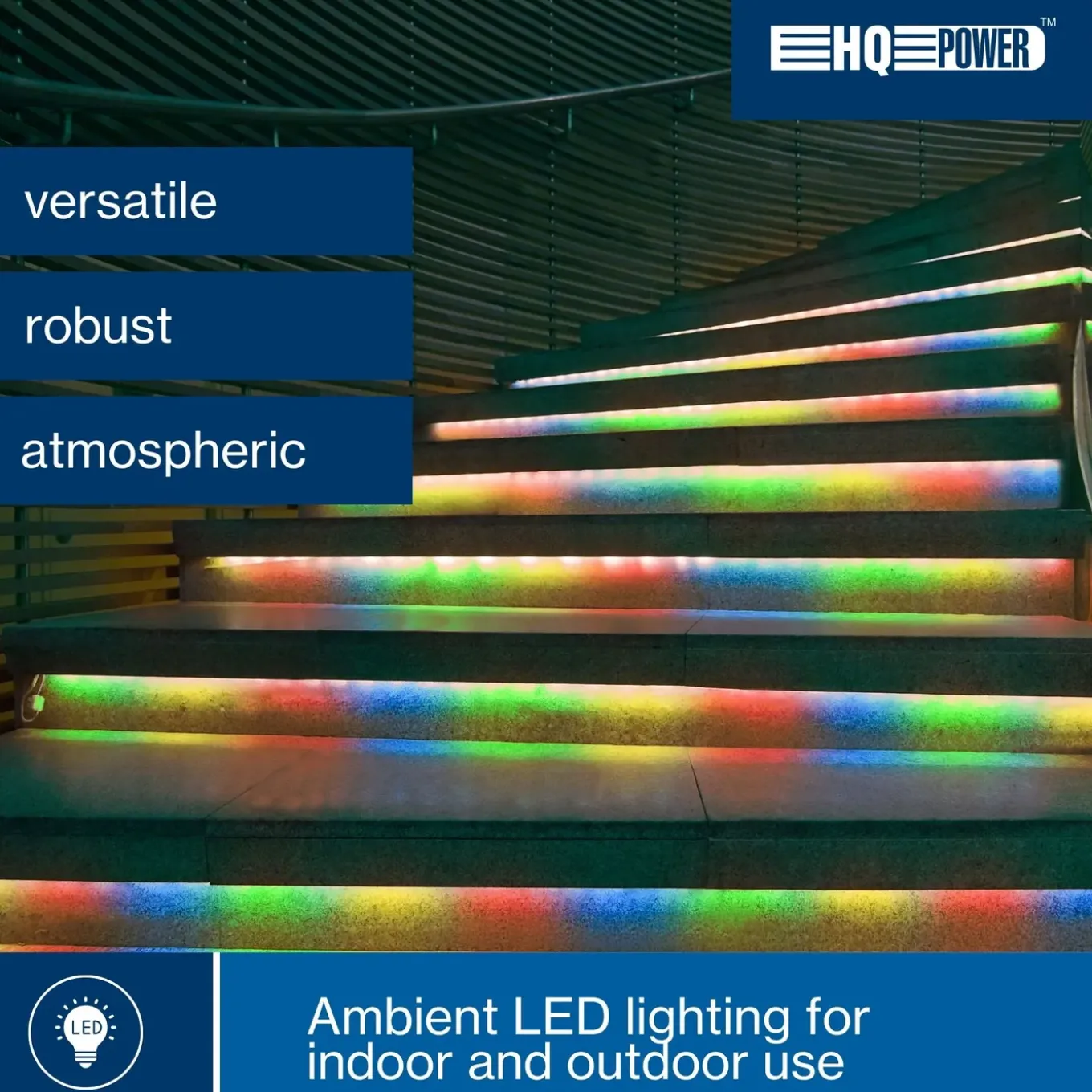 Hq Power Light Hqrl09010 Led Lichtslang 9 M Multicolour Met Controller