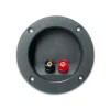 HQ-Power Luidsprekeraansluiting, rond, vergulde terminals