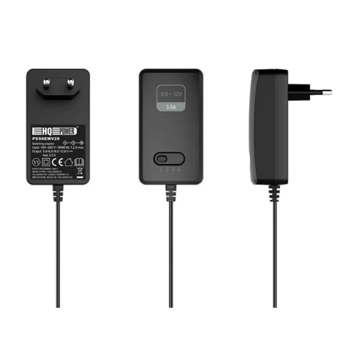 Hq-power Universele Schakelend Voedingsadapter Voor It-apparaten