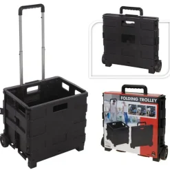 H&S Collection Chariot - H&s Collectie - Aluminium - Vouwkoffer 30l - Zwart - Max. Be