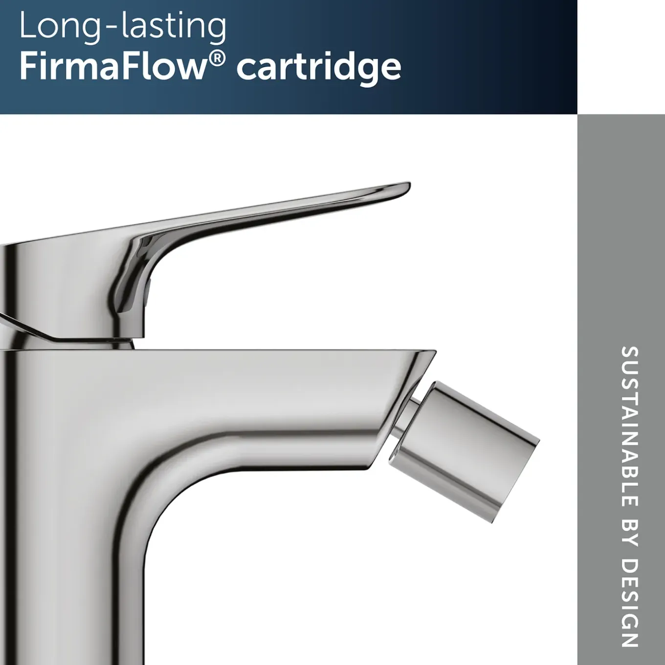 Ideal Standard - Bidetkraan - Alero - Chroom - 95 Mm - Met Handdouche
