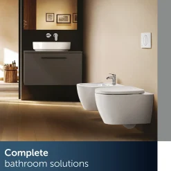 Ideal Standard - Bidetkraan - Alero - Chroom - 95 Mm - Met Handdouche