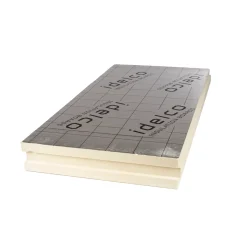 Idelco A-Therm PIR isolatieplaat - RD-waarde 5,45m² K/W - Tand Groef - 120mm - 1200x600mm - 0,720m² - 1st