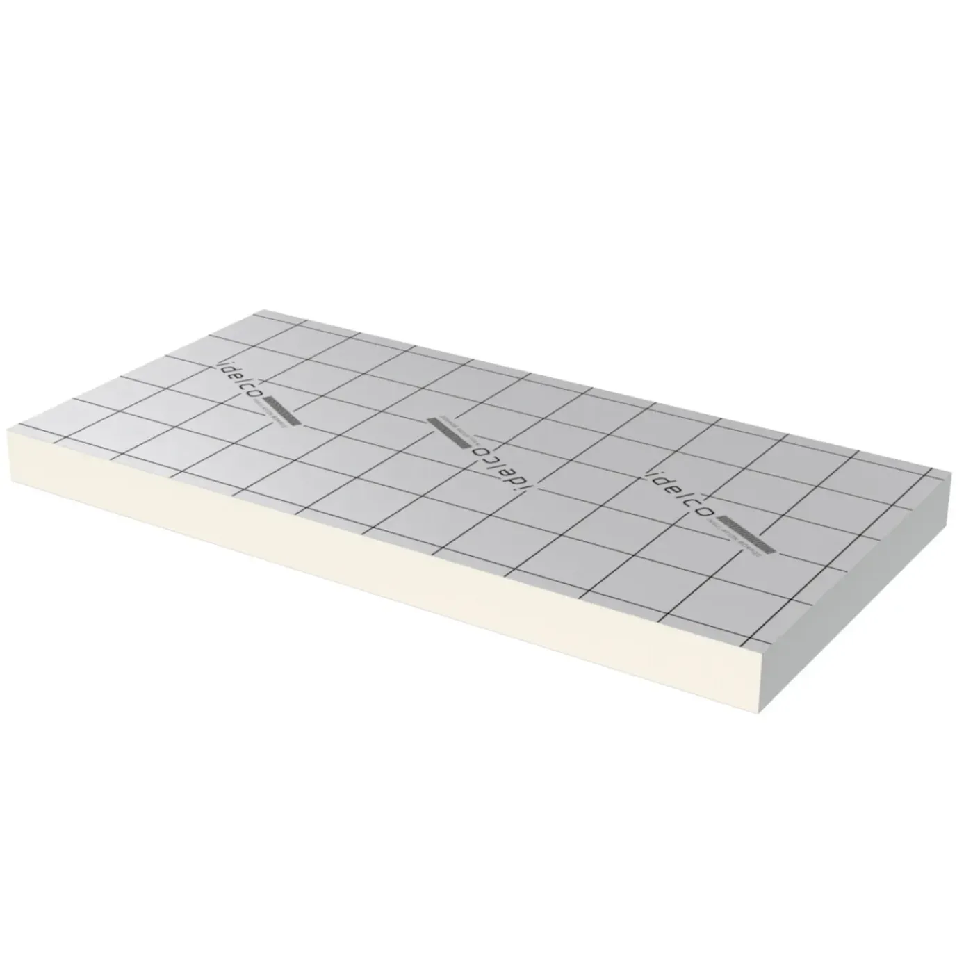 Idelco Roof Pir Isolatieplaat | 90mm | 1200x600mm | Dakisolatieplaat | Vlakke Kanten