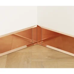 Ilcom Ceramica Ilcom Binnenhoek Fli Voor Plint F 60 Mm X 30 Mm X 30 Mm - Gepolijst Koper
