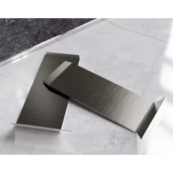 Ilcom Ceramica Ilcom Binnenhoek Fli Voor Plint F 80 Mm X 30 Mm X 30 Mm - Geborsteld Zwart