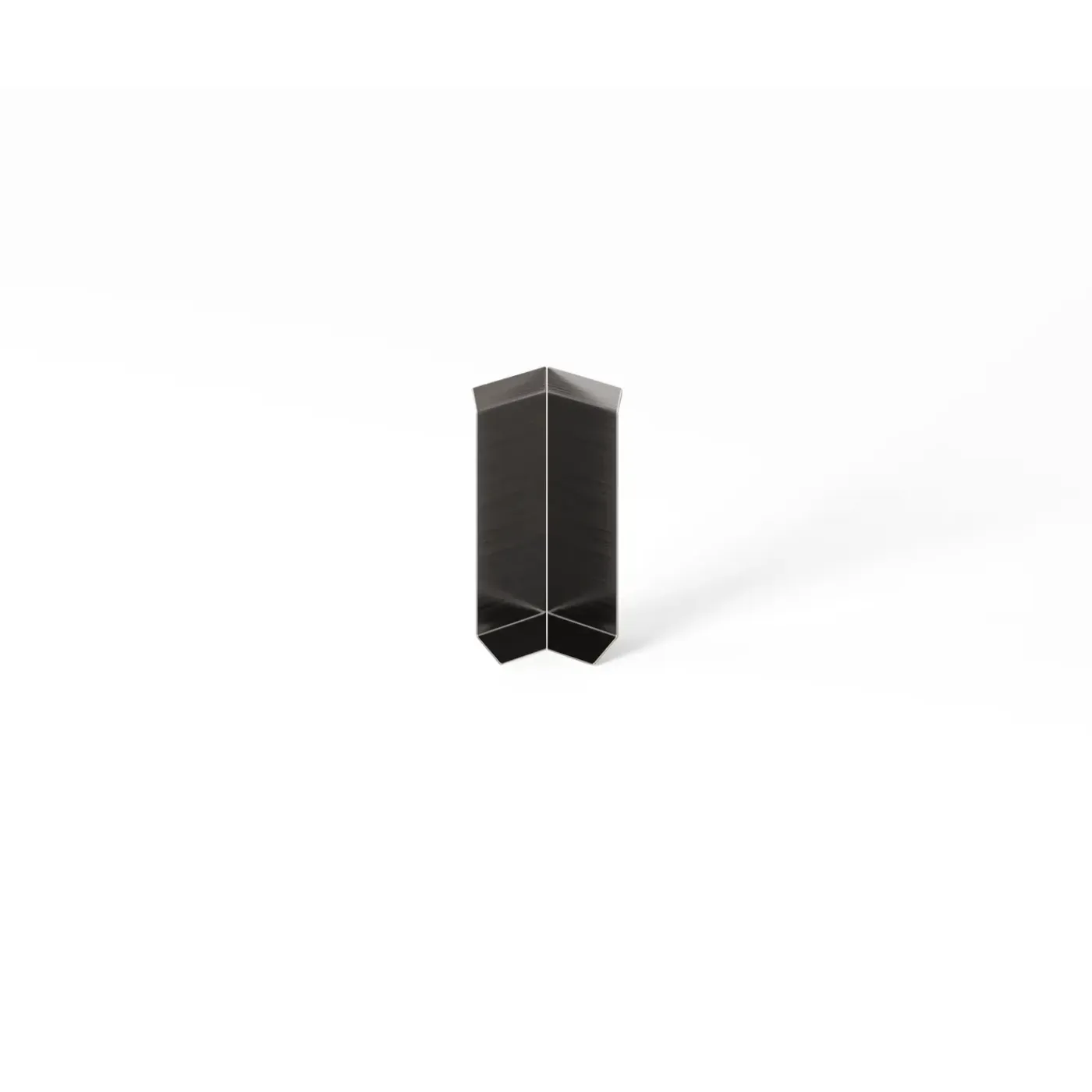 Ilcom Ceramica Ilcom Binnenhoek Fli Voor Plint F 80 Mm X 30 Mm X 30 Mm - Geborsteld Zwart
