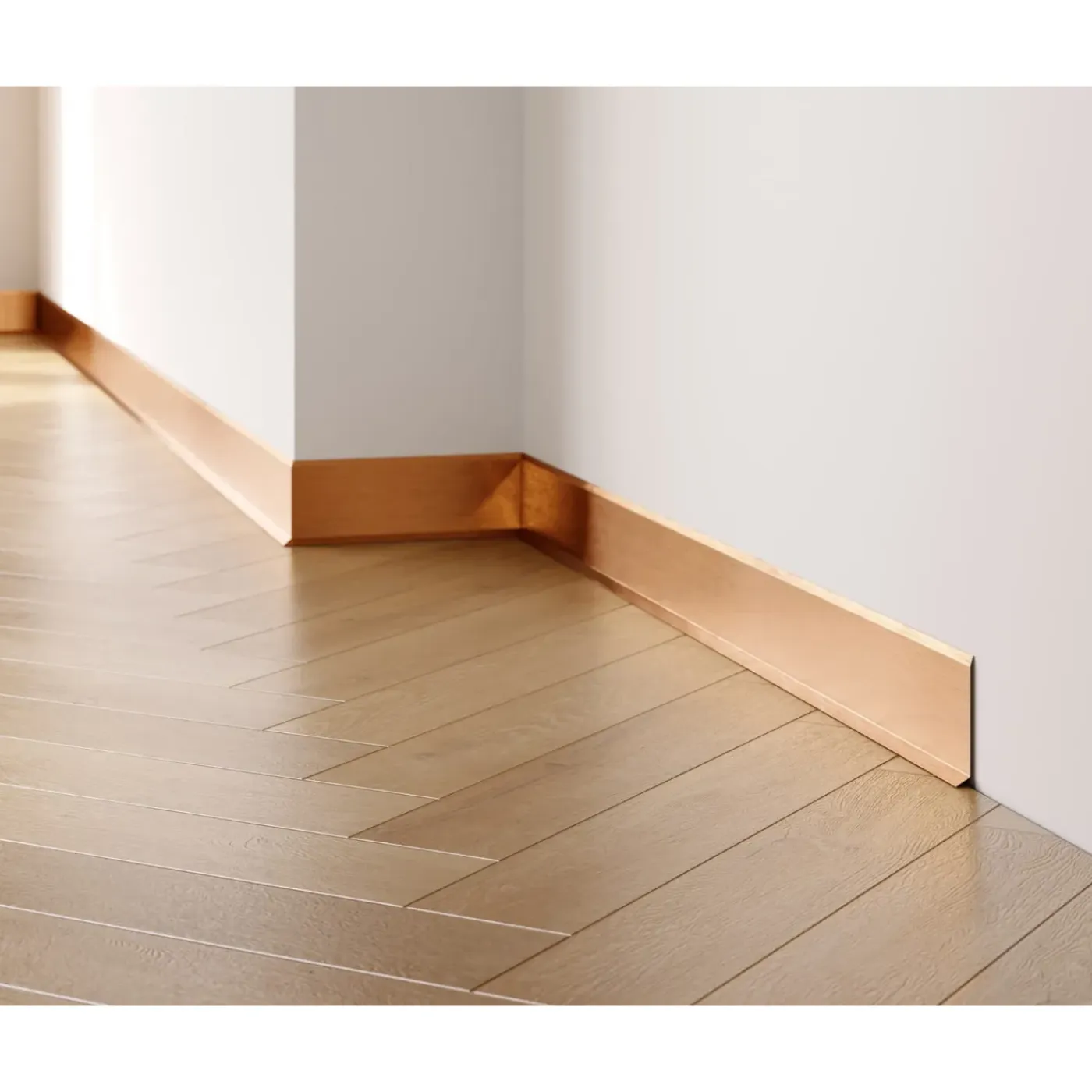 Ilcom Ceramica Ilcom Binnenhoek Fli Voor Plint F 80 Mm X 30 Mm X 30 Mm - Geborsteld Koper