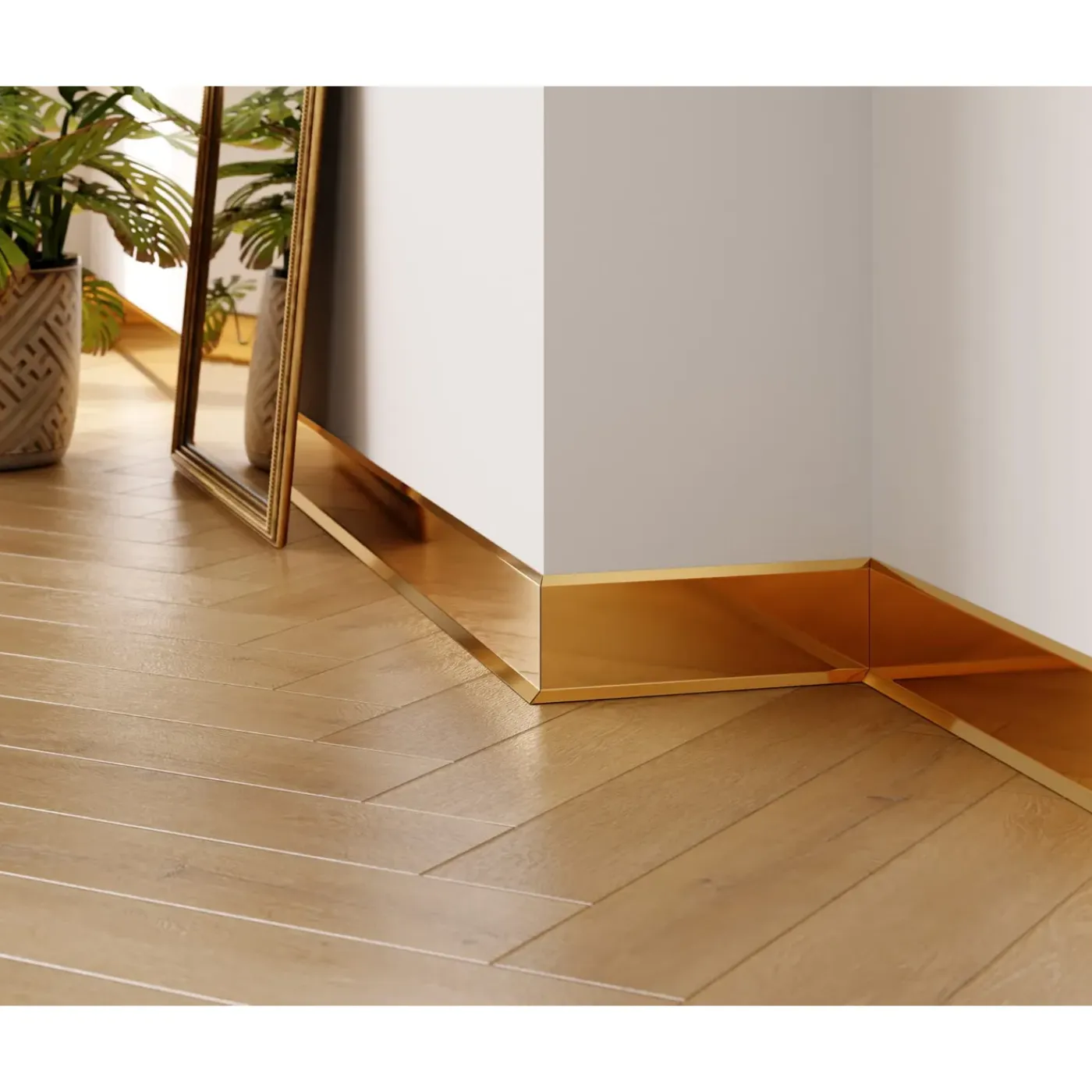 Ilcom Ceramica Ilcom Binnenhoek Fli Voor Plint F 100 Mm X 30 Mm X 30 Mm - Gepolijst Goud