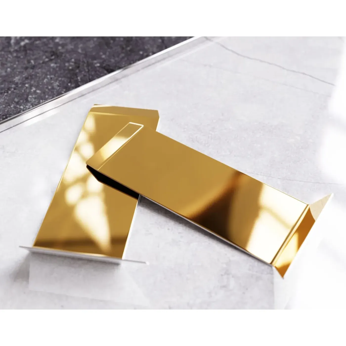 Ilcom Ceramica Ilcom Binnenhoek Fli Voor Plint F 100 Mm X 30 Mm X 30 Mm - Gepolijst Goud