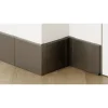 Ilcom Decoratieve Plint FC Van Roestvrij Staal 2700 mm x 100 mm - Zwarte Mat