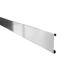 Ilcom Decoratieve Plint FC Van Roestvrij Staal 2700 mm x 100 mm - Zilveren Spiegel