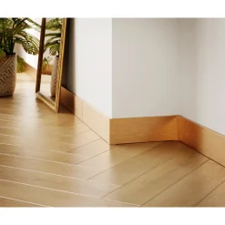 Ilcom Decoratieve Plint FC Van Roestvrij Staal 2700 mm x 100 mm - Kopergeborsteld