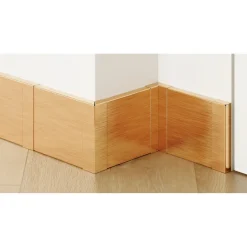 Ilcom Decoratieve Plint FC Van Roestvrij Staal 2700 mm x 100 mm - Kopergeborsteld