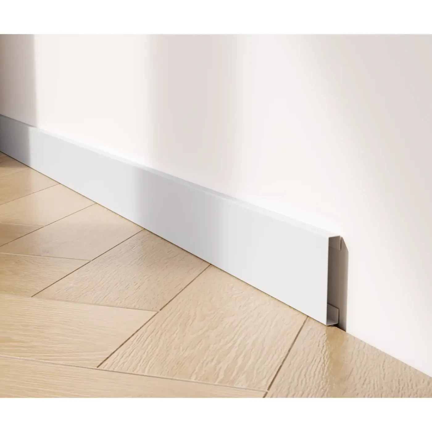 Ilcom Ceramica Ilcom Decoratieve Plint FC Van Roestvrij Staal 2700 mm x 60 mm - Witte Mat
