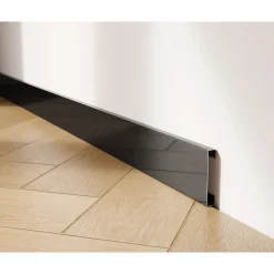 Ilcom Ceramica Ilcom Decoratieve Plint FC Van Roestvrij Staal 2700 mm x 60 mm - Zwarte Spiegel