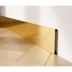 Ilcom Ceramica Ilcom Decoratieve Plint FC Van Roestvrij Staal 2700 mm x 80 mm - Gouden Spiegel