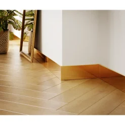 Ilcom Ceramica Ilcom Decoratieve Plint FC Van Roestvrij Staal 2700 mm x 80 mm - Gouden Spiegel