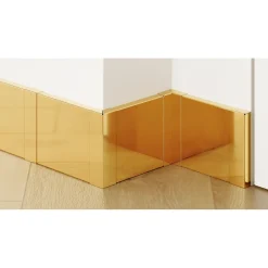 Ilcom Ceramica Ilcom Decoratieve Plint FC Van Roestvrij Staal 2700 mm x 80 mm - Gouden Spiegel