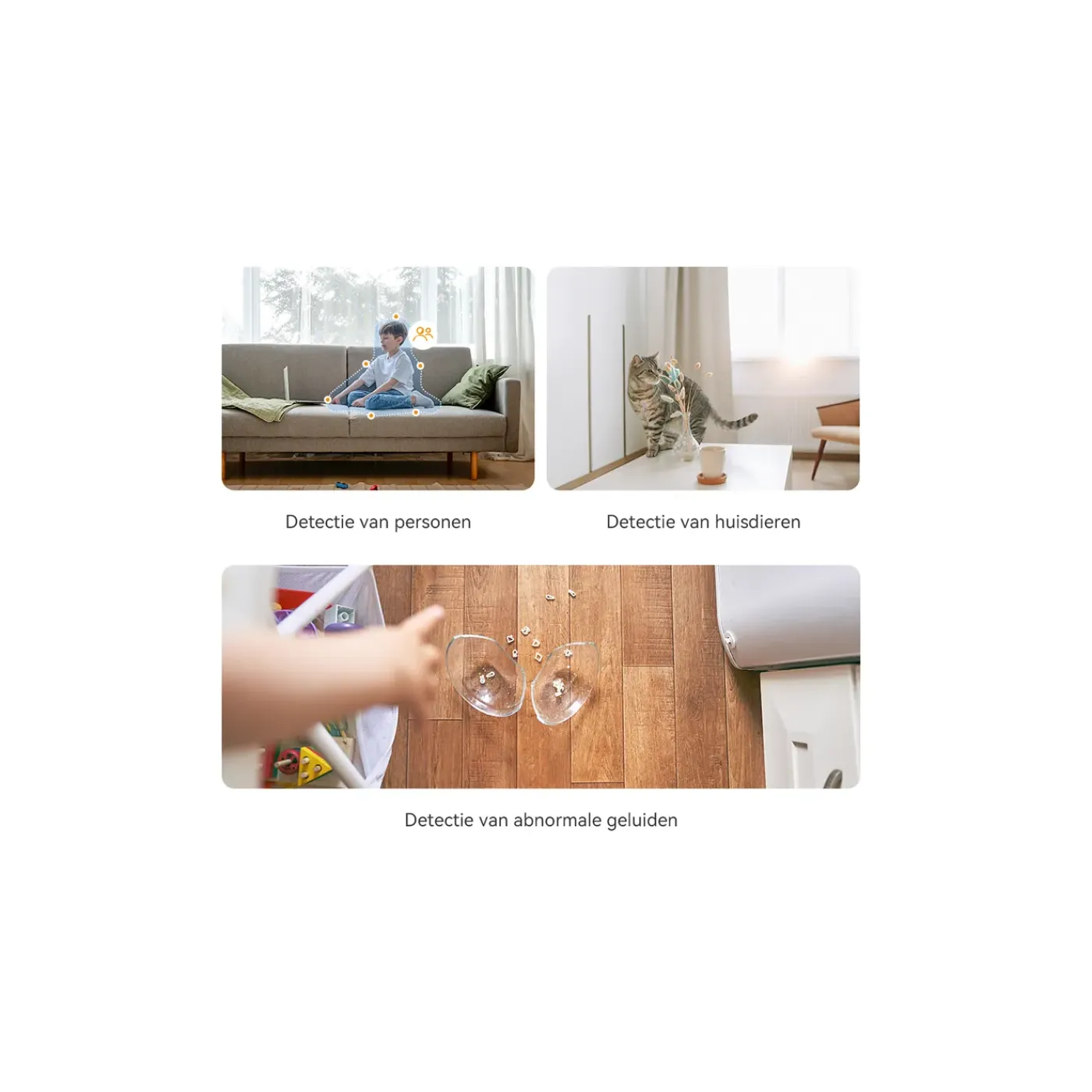 IMOU Binnencamera A1 Pro 2K - PTZ - 3MP 2K - Wifi