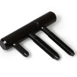 Inboorpaumelle - zwart staal - 14x75 mm - 2 stuks