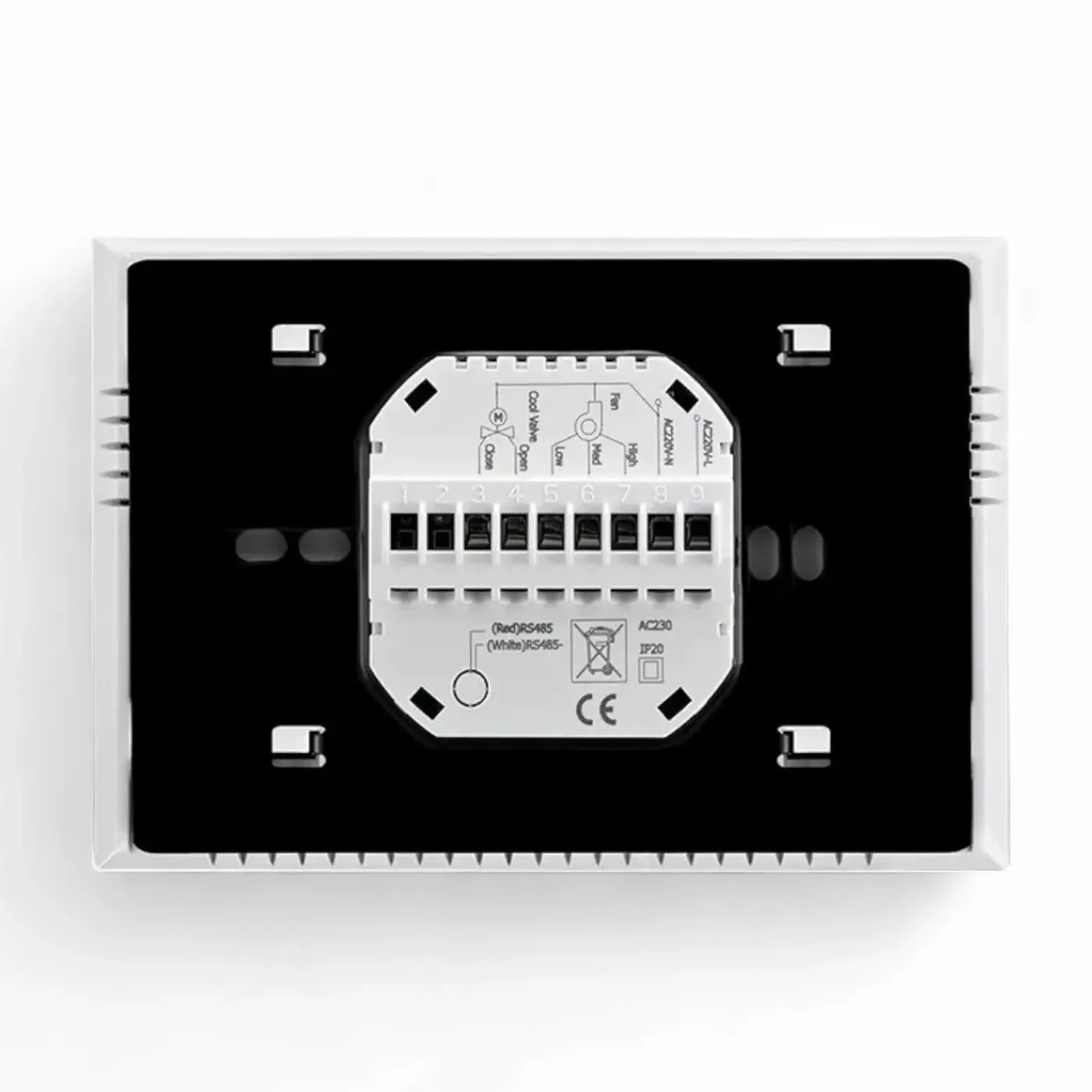 Smartlife Domotica Inbouw Thermostaat Voor Centrale Verwarming Met Touchscreen En Spraakbesturing Via App