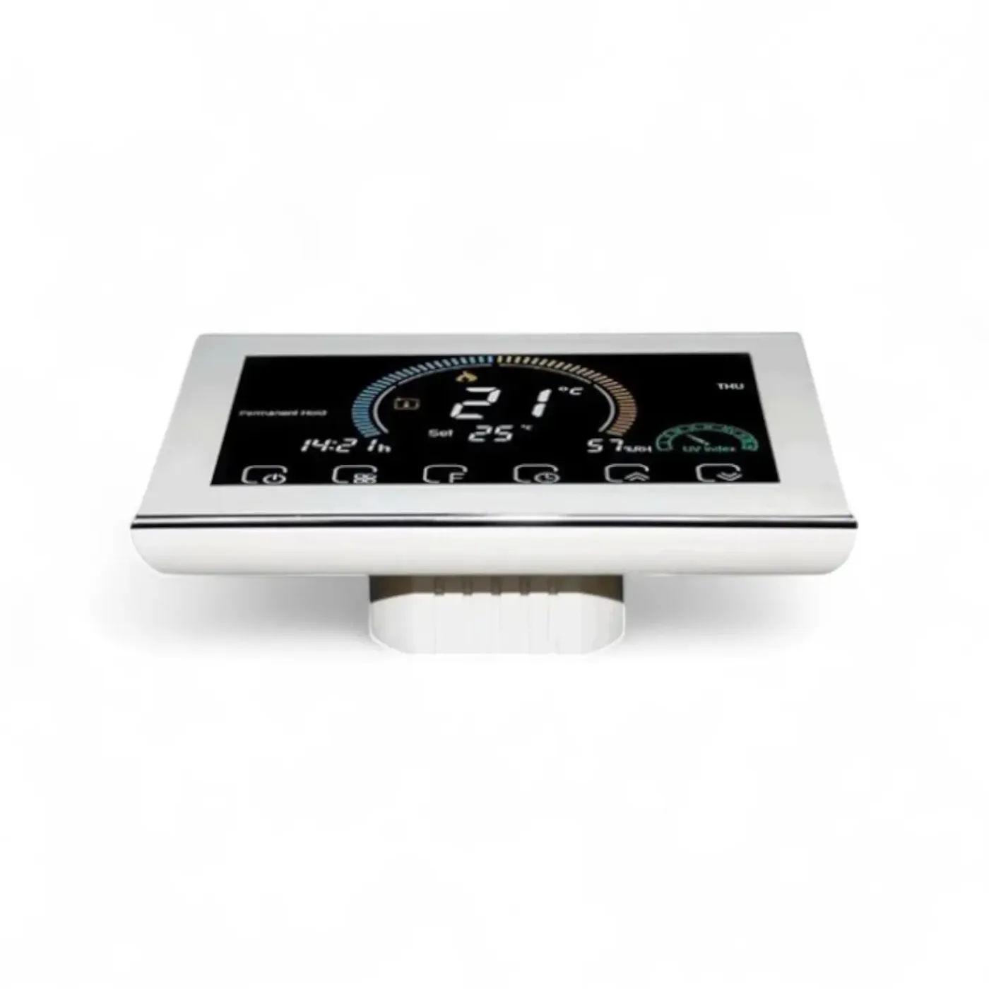 Smartlife Domotica Inbouw Thermostaat Voor Centrale Verwarming Met Touchscreen En Spraakbesturing Via App