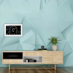 Smartlife Domotica Inbouw Thermostaat Voor Centrale Verwarming Met Touchscreen En Spraakbesturing Via App