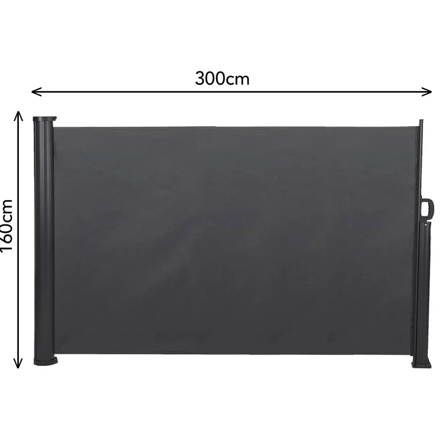 Brixy Infinity Goods Uittrekbaar Windscherm – 300 X 140 Cm – Uitschuifbaar – Oprolbaar – Zonnescherm