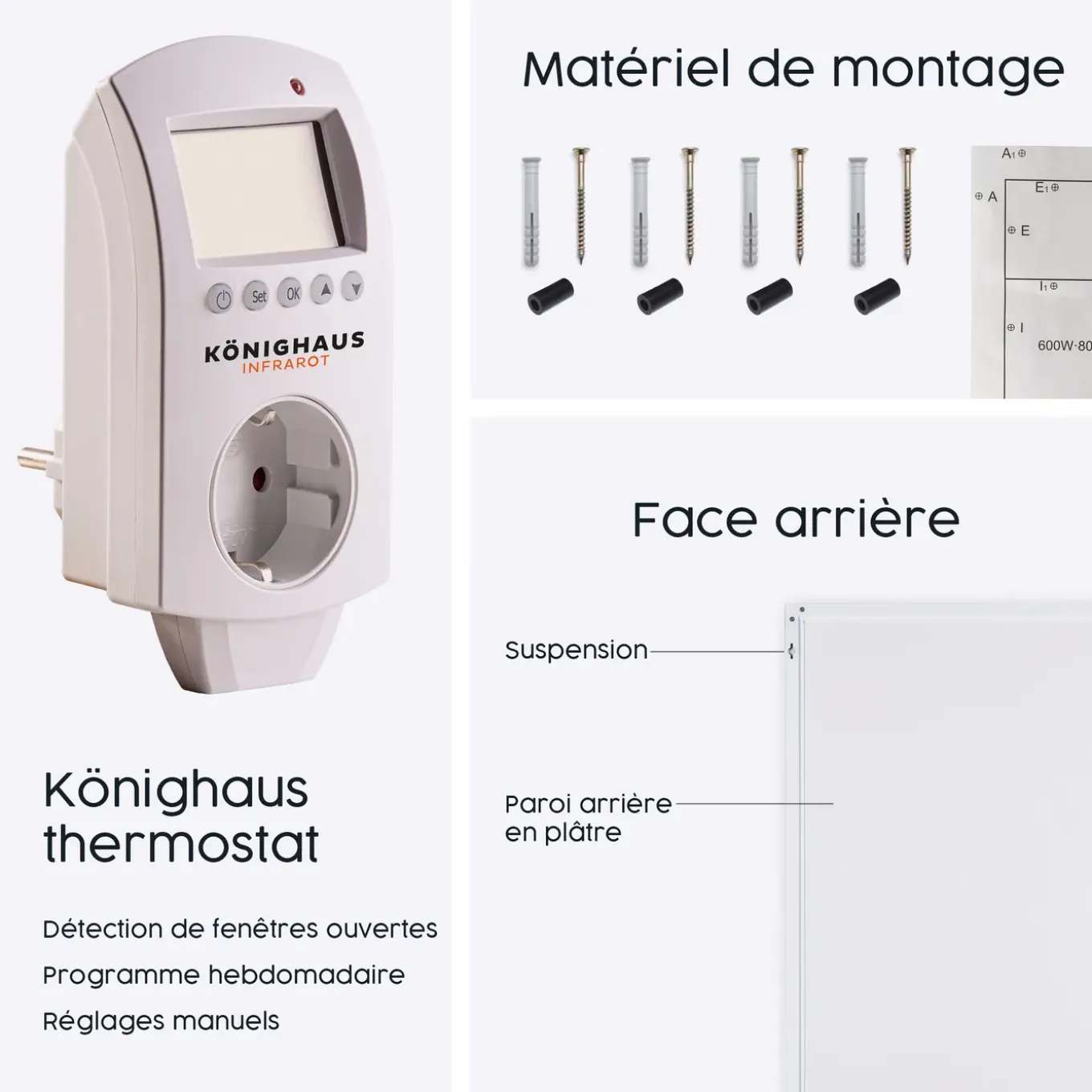 Infrarood Verwarming Panorama-serie 600w Met Thermostaat Woestijn