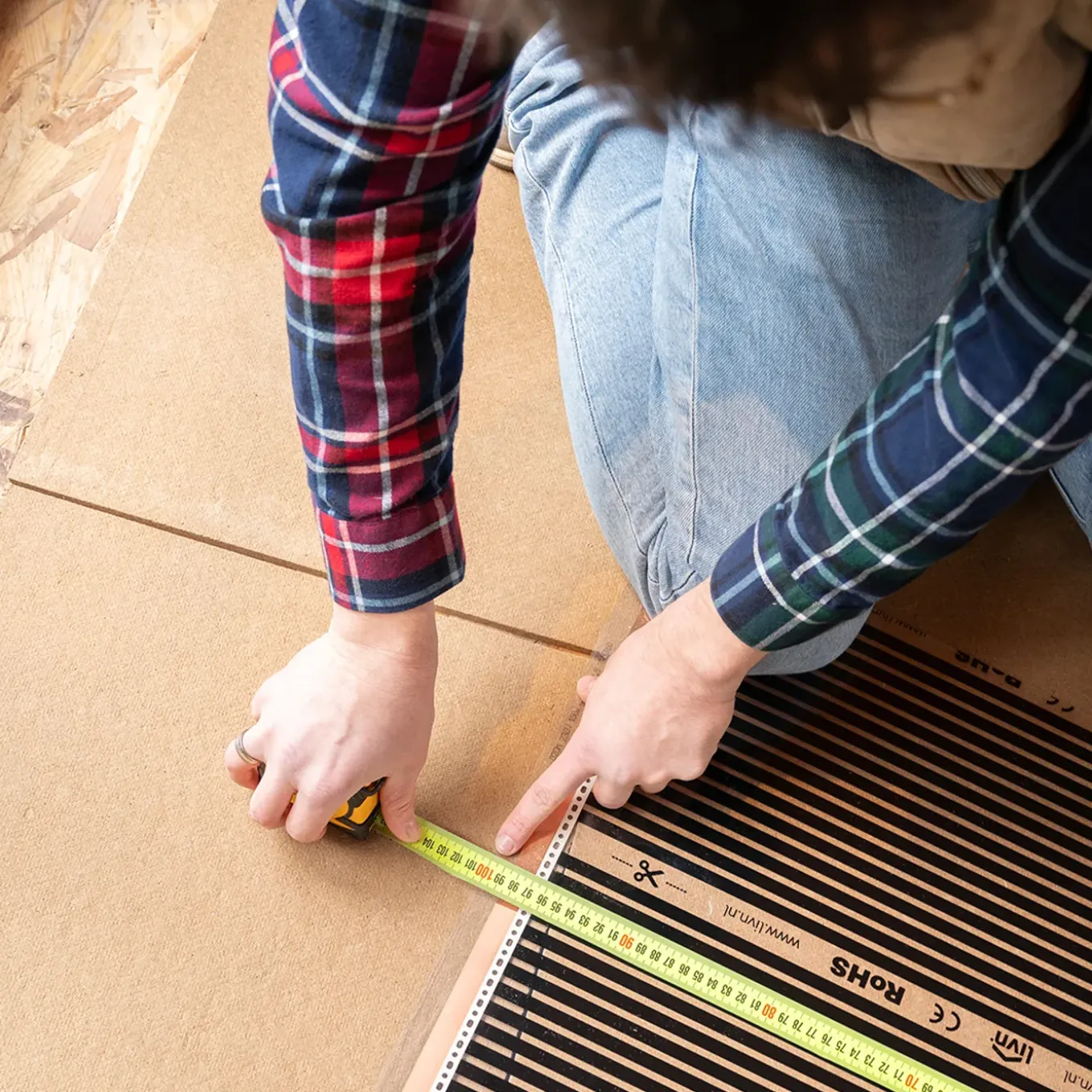 Infrarood vloerverwarming Basic set 10m2
