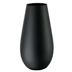 Inge-glas Inge Christmas Vaas - Mat Zwart - Glas - H24 Cm