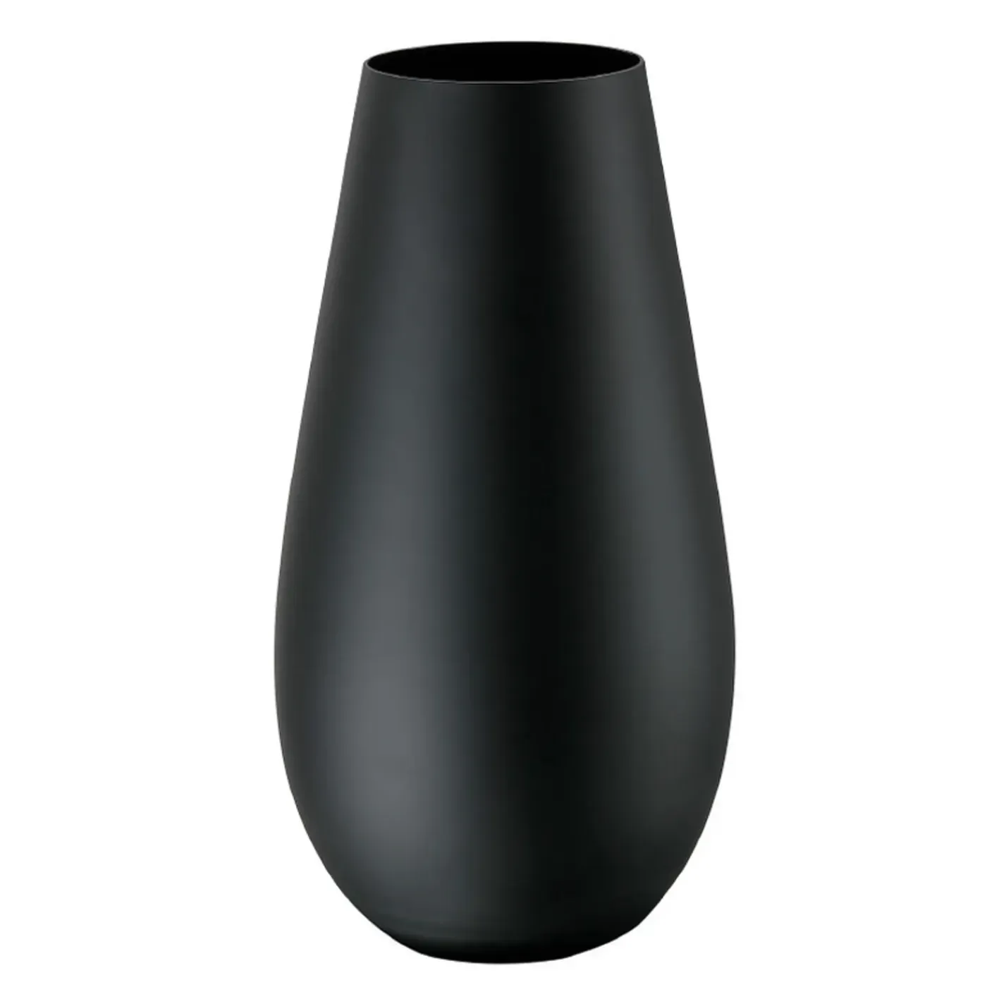 Inge-glas Inge Christmas Vaas - Mat Zwart - Glas - H24 Cm