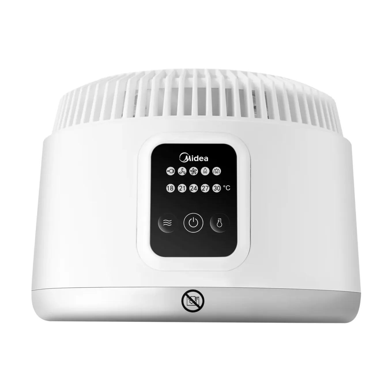 2 in1 tafelventilator met verwarmer