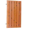 Intergard - Hardhouten Tuinpoort Op Poortframe Bangkirai Compleet 180x100cm