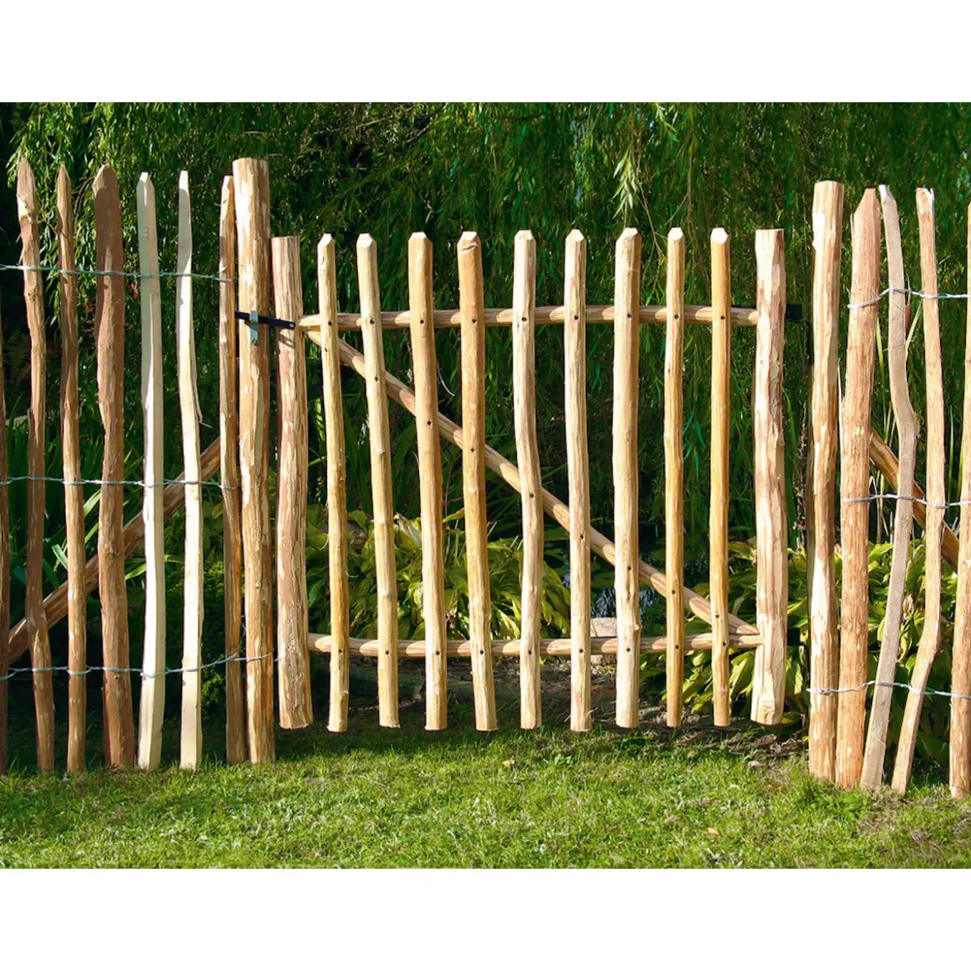 Intergard - Schapenhek Poort Hazelaar 90x100cm Latafstand 6-7 Cm