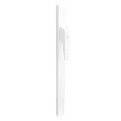 Intersteel Raamespagnolet Afsluitbaar Links 1200mm Met Uitwisselbare Cilinder Ral 9010 Wit