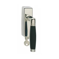 Intersteel Raamkruk Ton 222 Afsluitbaar Nikkel/ebben Hout