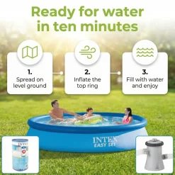 Intex Easy Set Zwembad Rond - 366x76 Cm - 7-delig S198