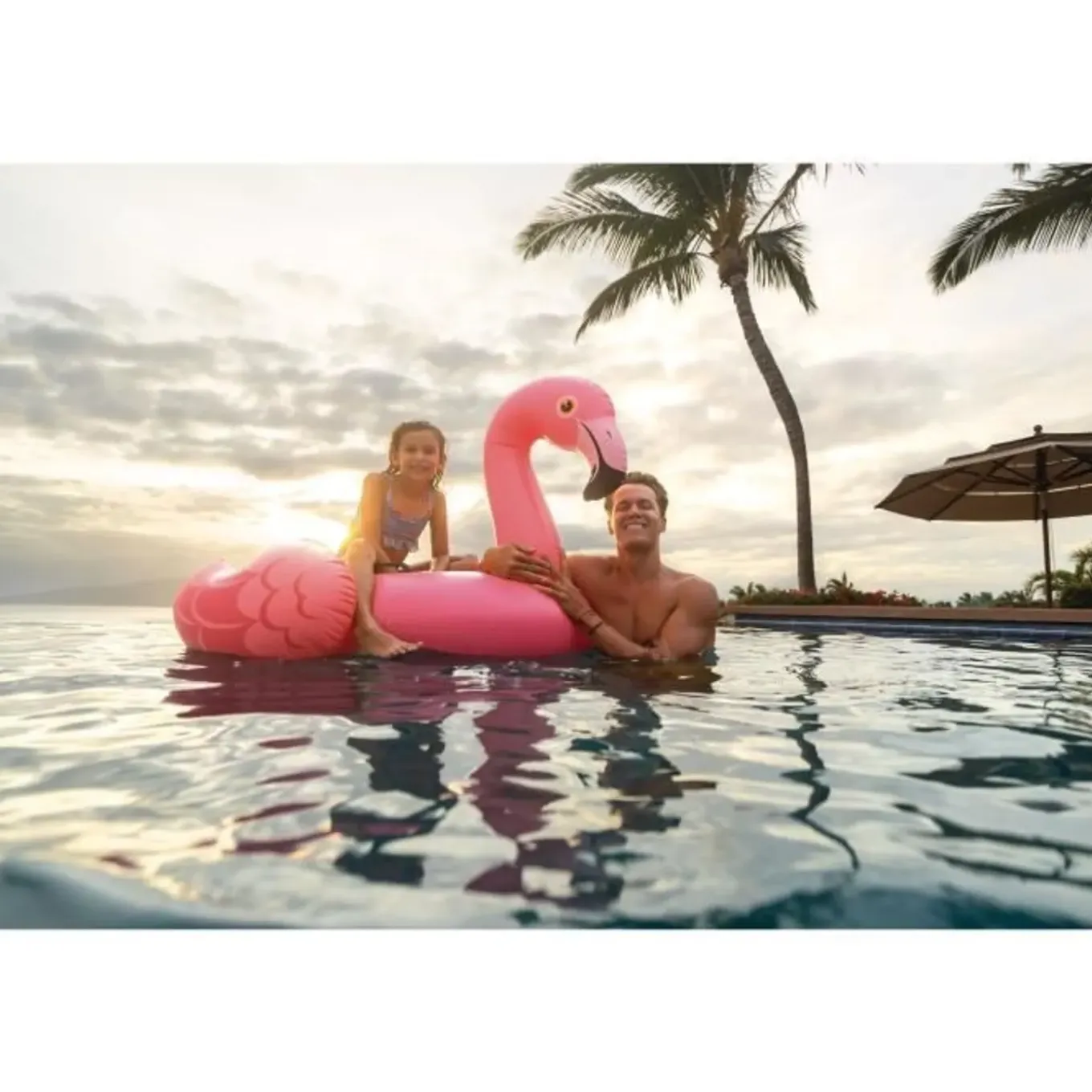 Intex Opblaasbare Flamingo Drijver - 142x137x97 Cm