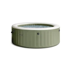 Intex PureSpa Bubble Opblaasbare Spa - 795L - 4 Personen - Olijfgroen - 196x196x71cm