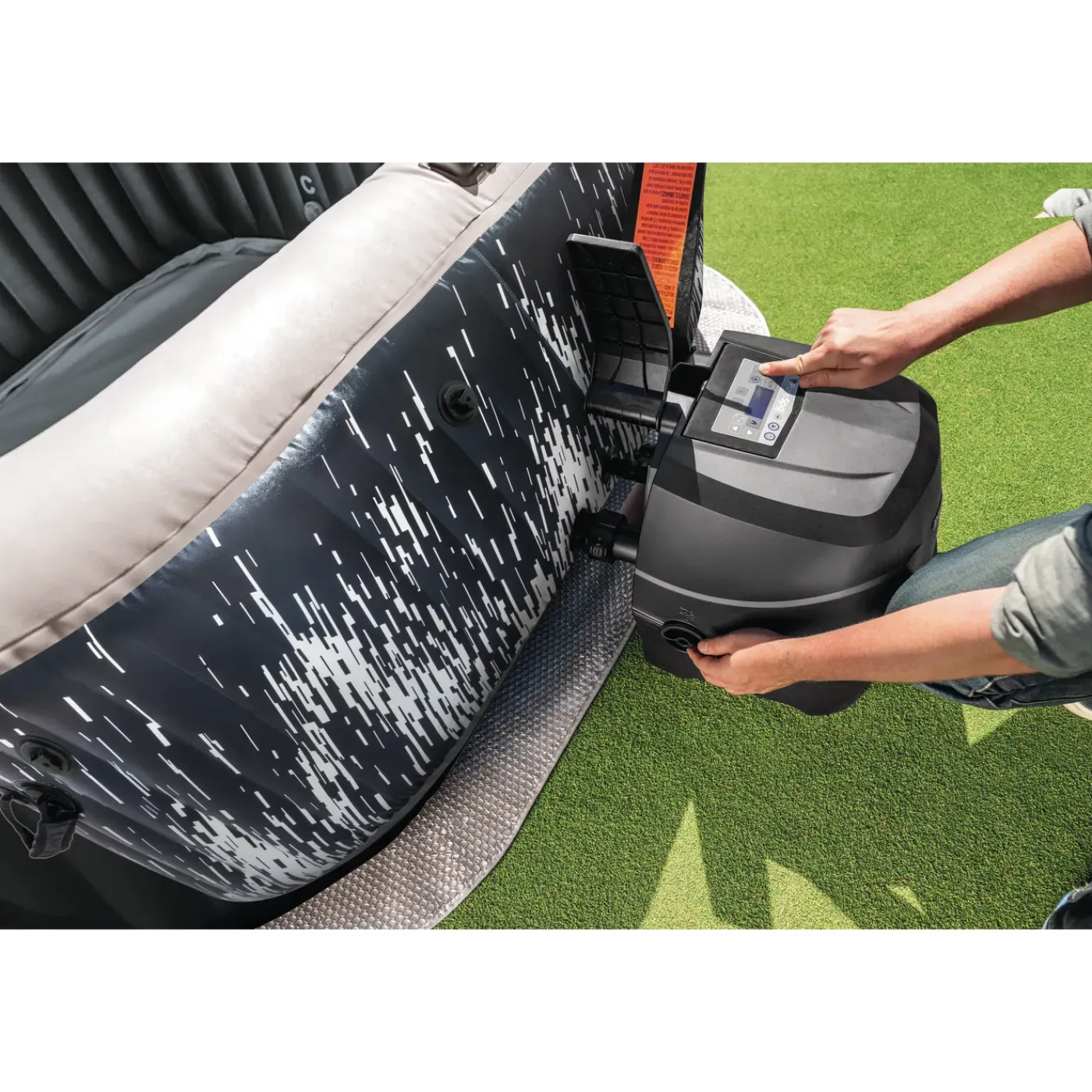 Intex PureSpa Galaxie Deluxe Spa - 795L - 4 Personen - Led - 196x196x71cm