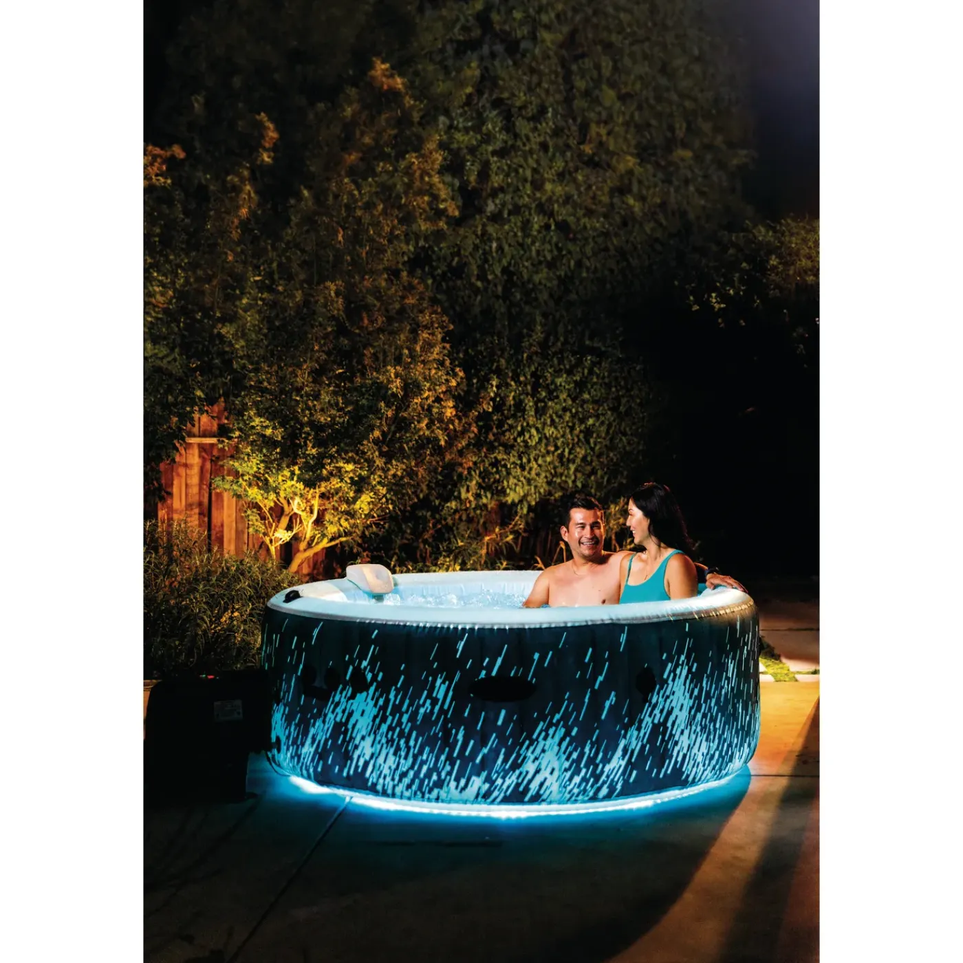 Intex PureSpa Galaxie Deluxe Spa - 795L - 4 Personen - Led - 196x196x71cm