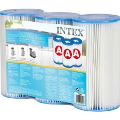 Intex Set Van 3 Filtratiecartridges A Dacronvezel Makkelijk Te Reinigen