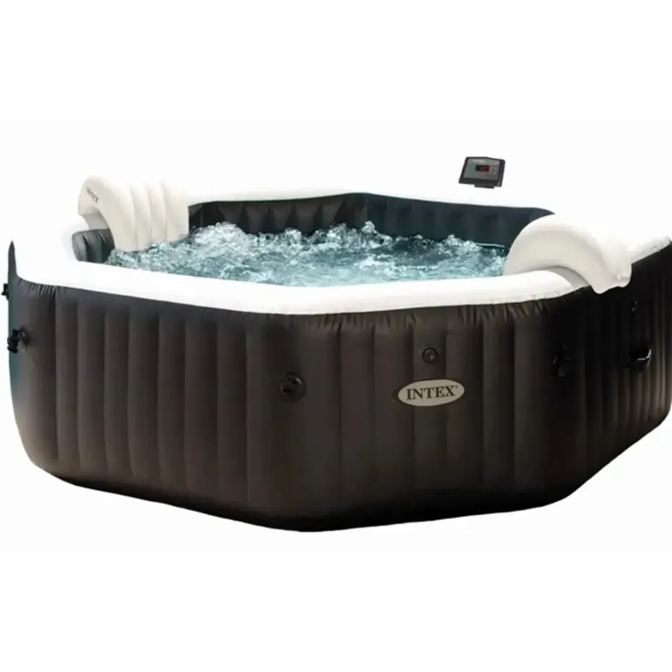 Intex Spa PureSpa Carbone 4 pers. zwart Ø201x71cm