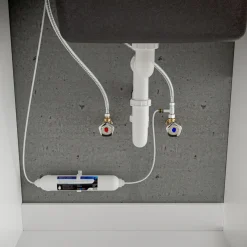 Invena Keukenkraan GLAMOUR Goud Keukenmengkraan Waterfiltratie Set