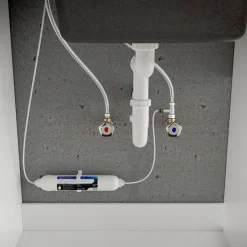 Invena Keukenkraan GLAMOUR Zwart Keukenmengkraan Waterfiltratie Set