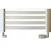 Invena Witte axiaal thermostatische hoek set verwarmer PEX/Koper radiatoraansluiting
